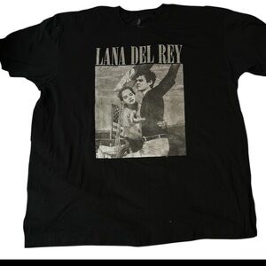 Lana Del Rey Black & White Photo T-Shirt 3XL